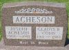 Joseph Acheson and Gladys Bertha Conn headstone