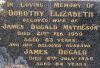 Headstone James Dougald Matheson and Dorothy Elizabeth Hall