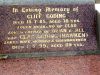 Headstone Cliff Goding - Glad Hawken